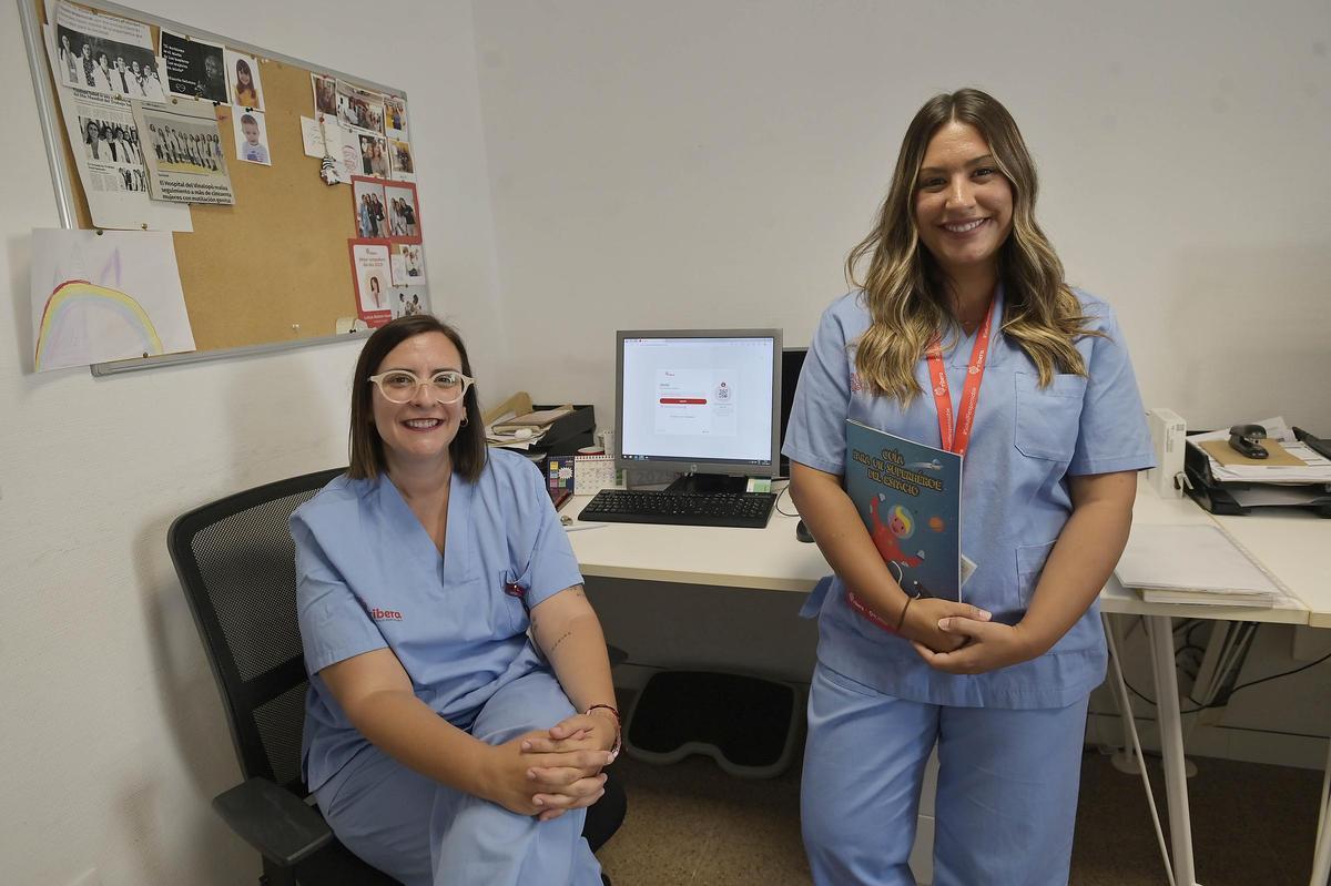 Trabajadoras del servicio social que ofrece el Hospital del Vinalopó en Elche