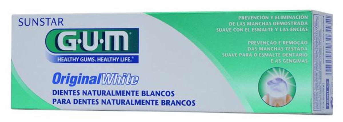 Pasta de dientes blanqueante, de GUM