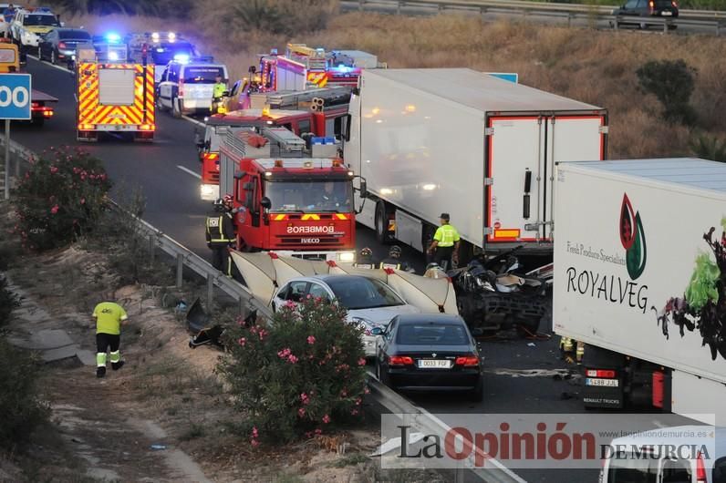 Grave accidente en Sangonera la Seca