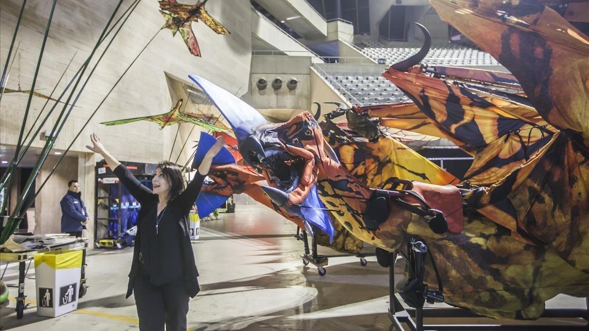 Jaine Mallet, Jefa de Comunicación del espectáculo Teruk del Cirque du Soleil en el Palau Sant Jordi de Barcelona