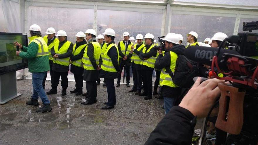 El presidente de Iberdrola y el primer ministro de Portugal visitan las obras del complejo hidroeléctrico en el Alto Támega