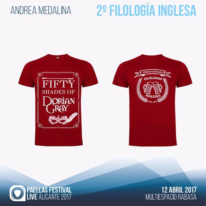 Camisetas para las Paellas 2017