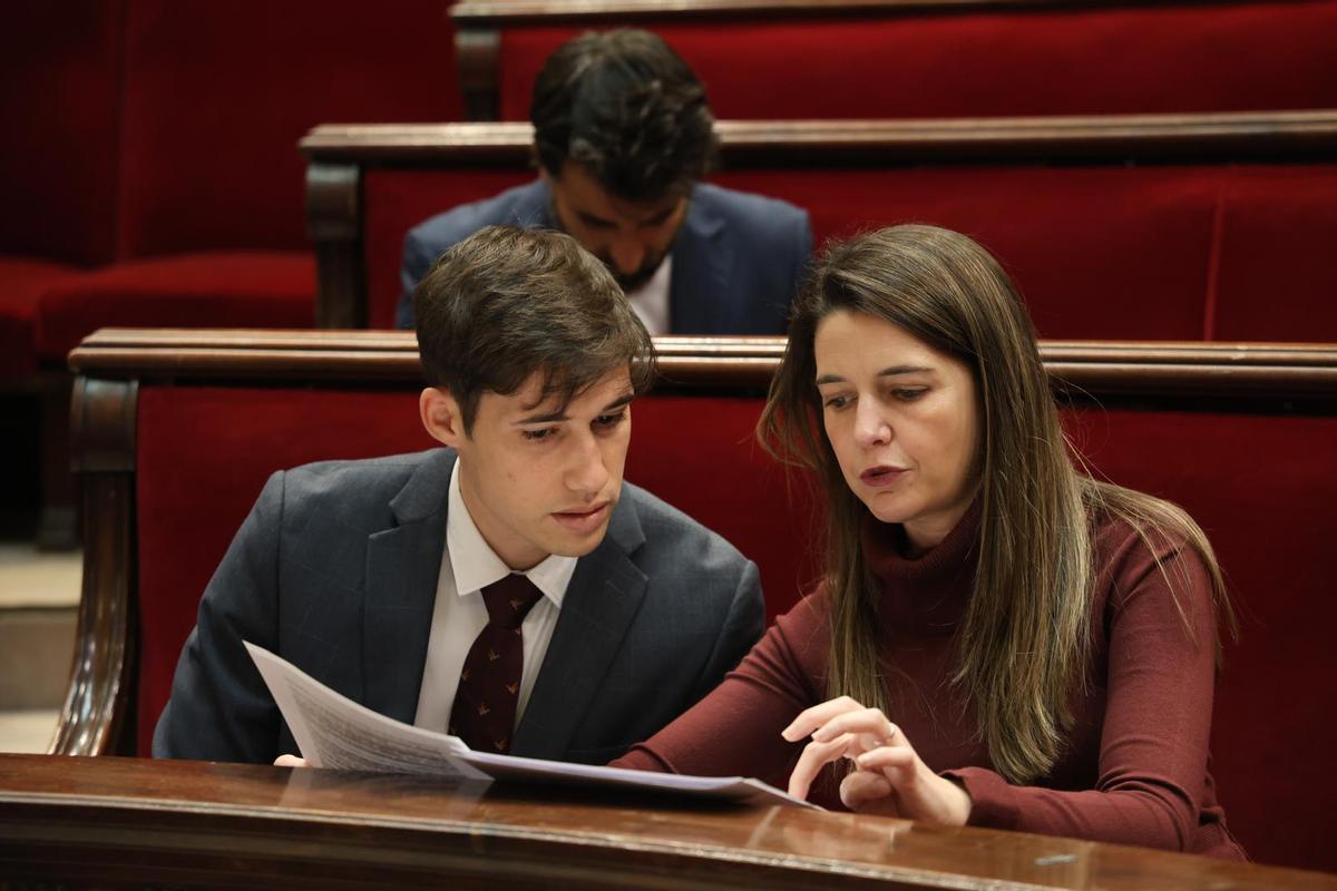 Los socialistas María Pérez y Borja Sanjuán