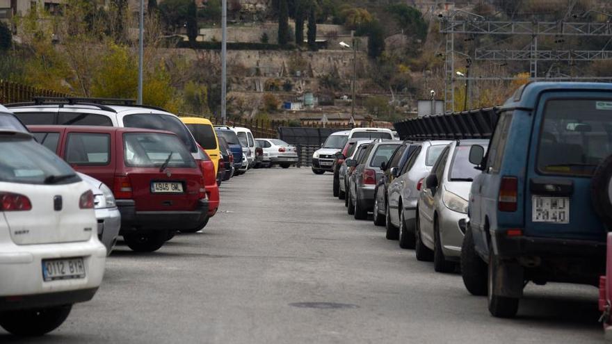 L&#039;aparcament de la Renfe de Manresa