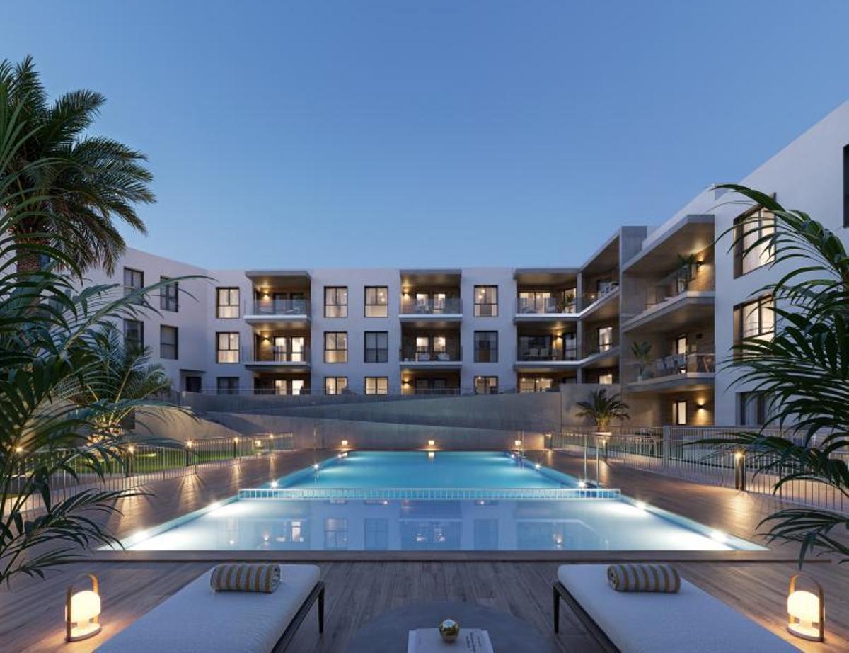 Un oasis de tranquilidad con piscina comunitaria, ideal para disfrutar del clima canario.