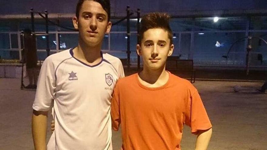 Lucas y Maruro irán con la selección gallega. // ADFSB