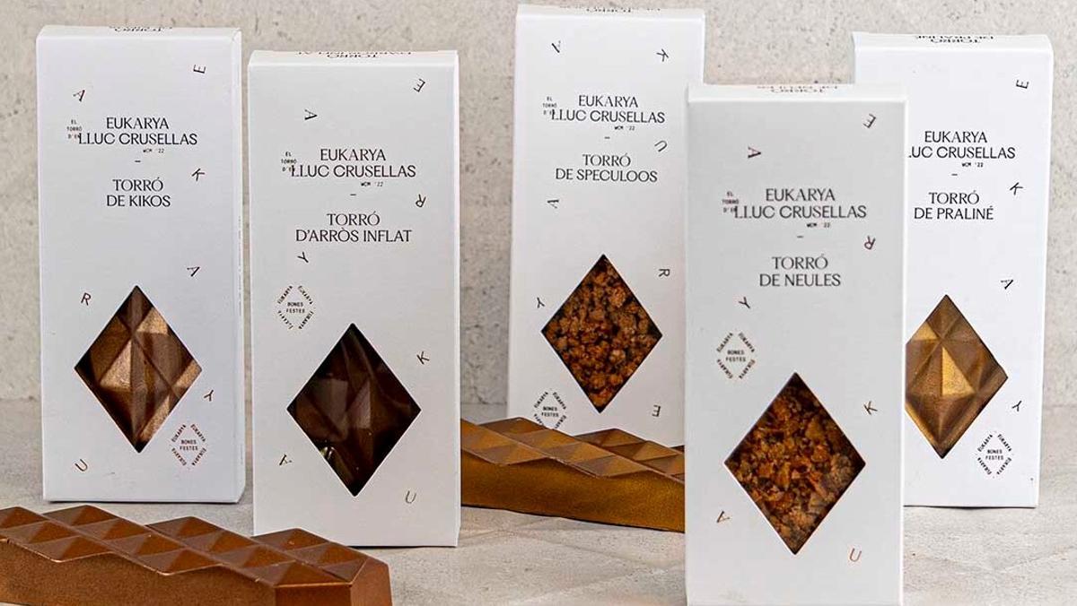 Turrones de Lluc Crusellas (Eukarya Xocolates).