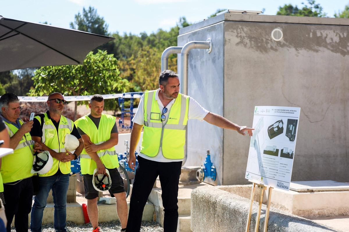 Presentación de las obras de conexión de Cala Llonga