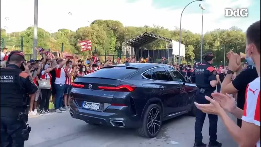 Així ha estat l'arribada de Francisco a Montilivi