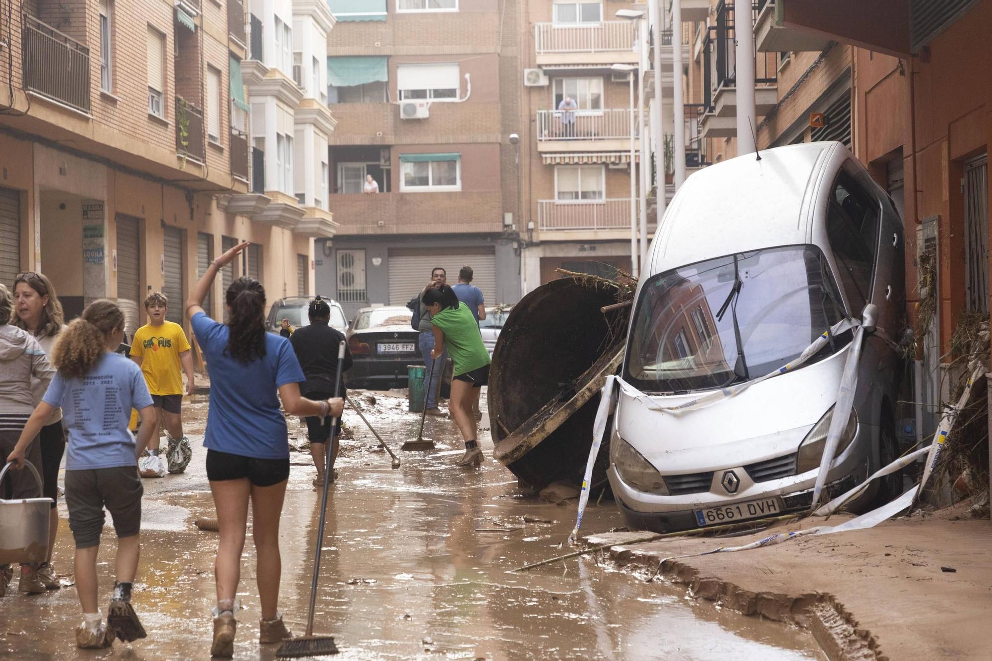 La devastación en Paiporta tras la catástrofe