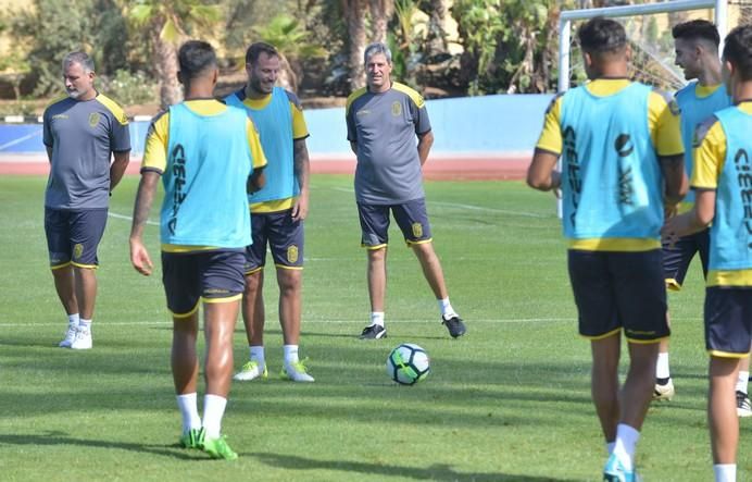 Primer entrenamiento de la UD Las Palmas