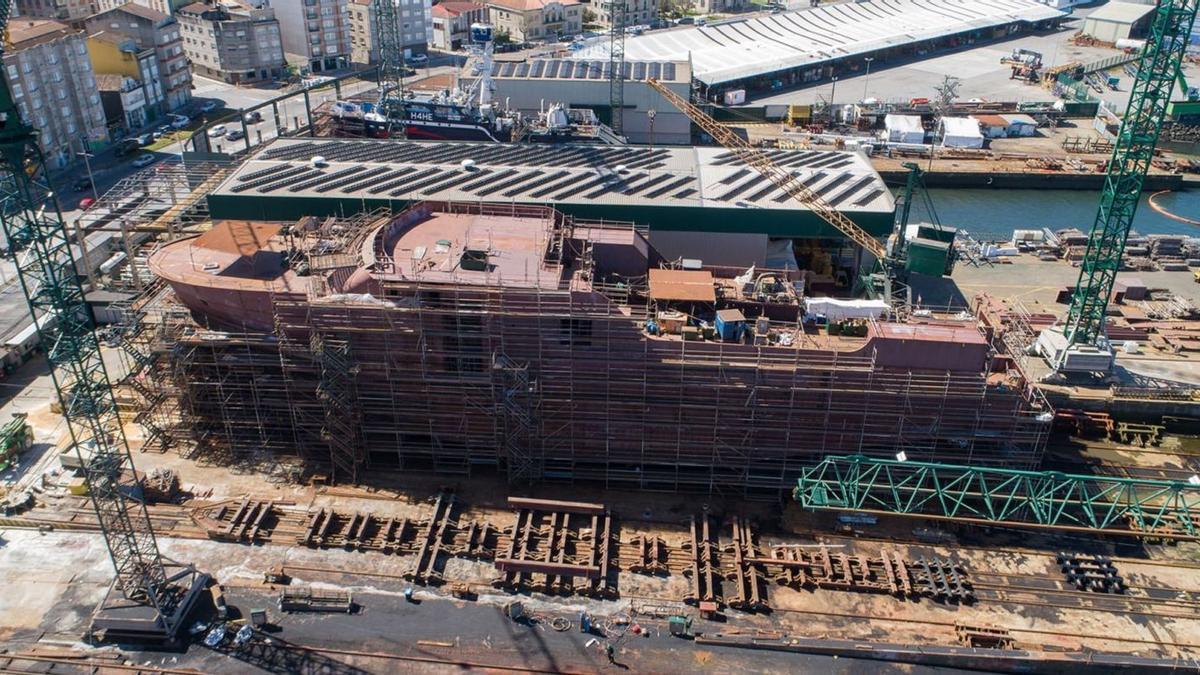 Construcción C-307 de Nodosa, un arrastrero para Talley’s Limited.