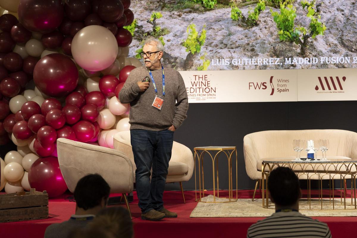 Una de las catas magistrales con Luis Gutiérrez.