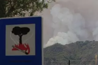 La Guardia Civil detiene a tres personas por el incendio forestal de Pujerra