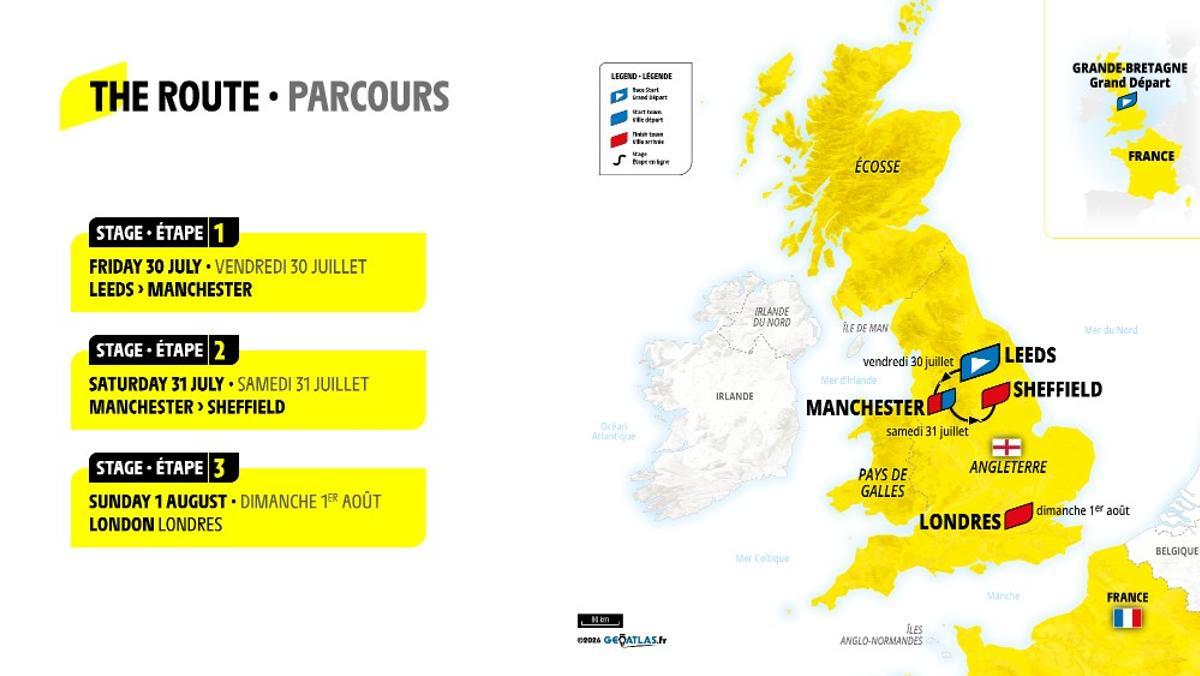 La salida del Tour femenino 2027.