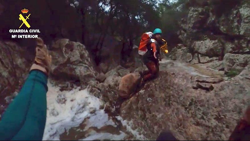 Así fue la operación de rescate de los barranquistas en el torrente de l&#039;Assarell