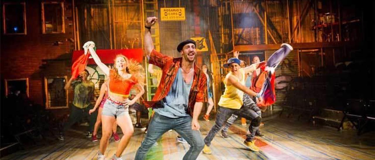 Una coreografía del musical &quot;In the Heights&quot;, en el King&#039;s Cross Theatre de Londres.