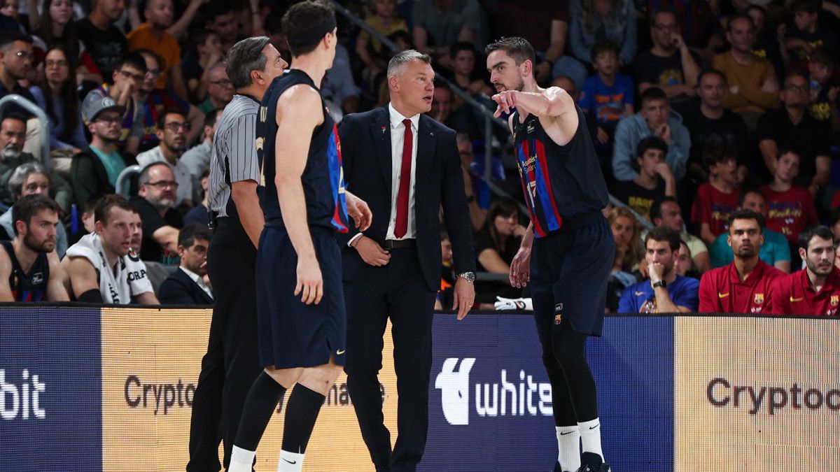 Jasikevicius, durante el partido