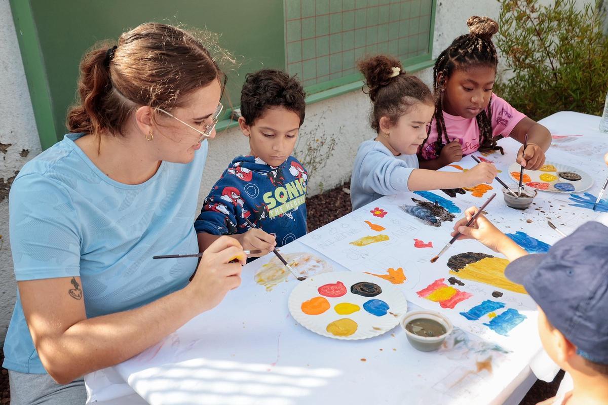 Campamento de verano en el CEIP La Verdellada, La Laguna