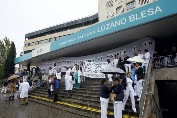 Fotogalería: Concentración contra la privatización de la sanidad