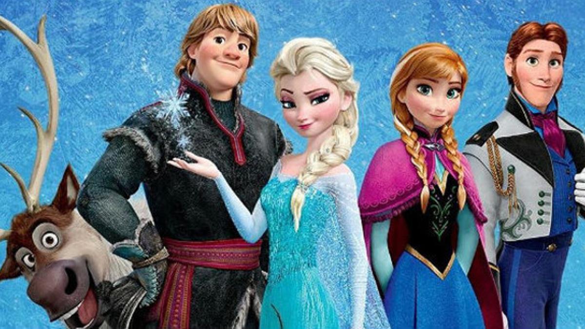 El equipo protagonista de 'Frozen'.