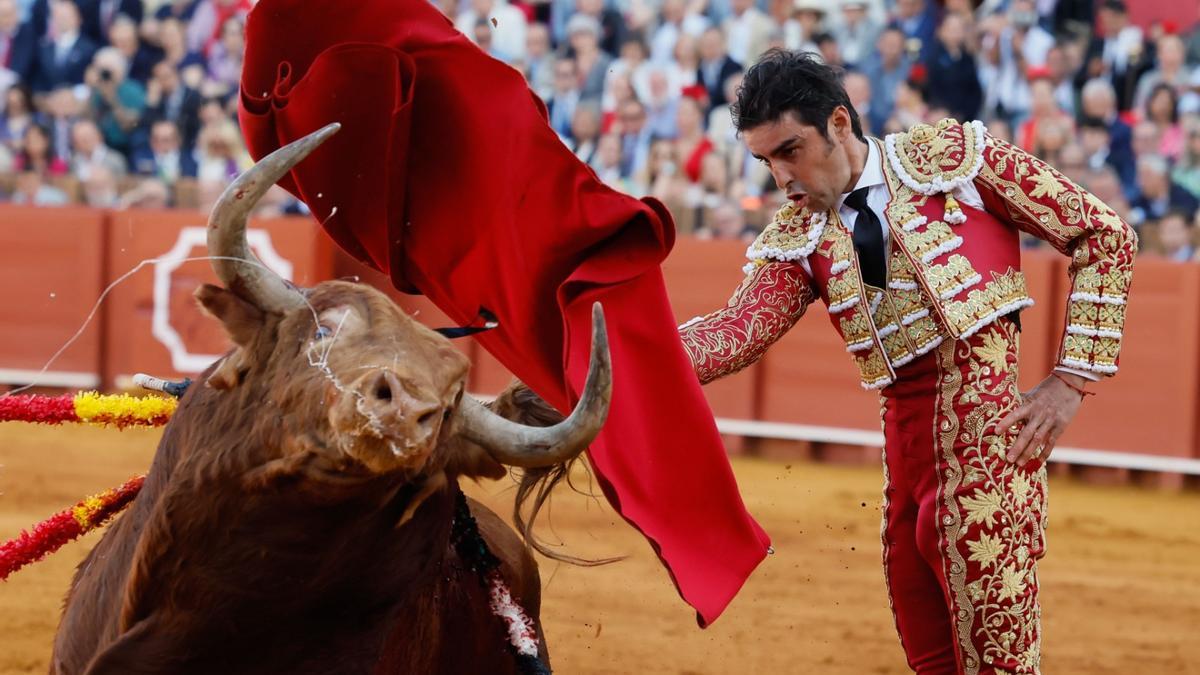 El diestro Miguel Ángel Perera, en Sevilla.