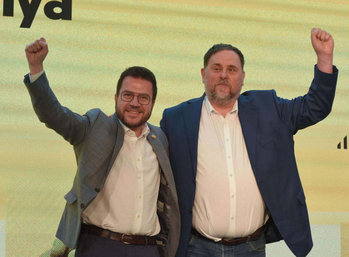 Junqueras recolza Aragonès per a les pròximes eleccions catalanes