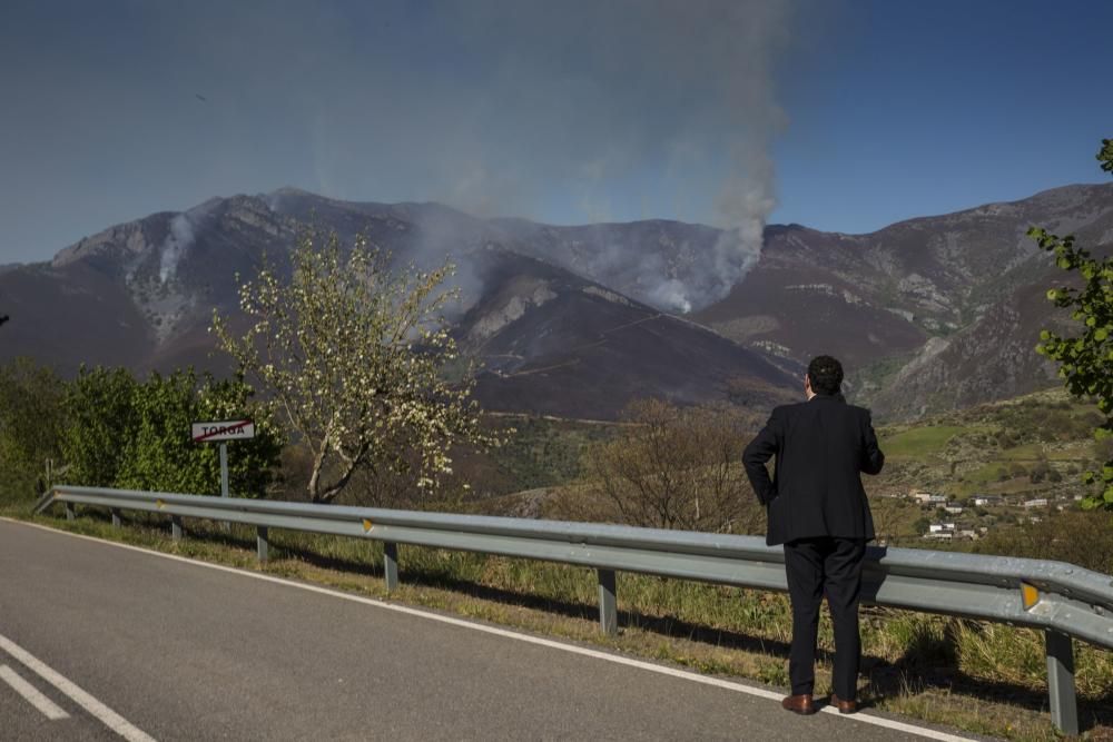 Indendios en Asturias.