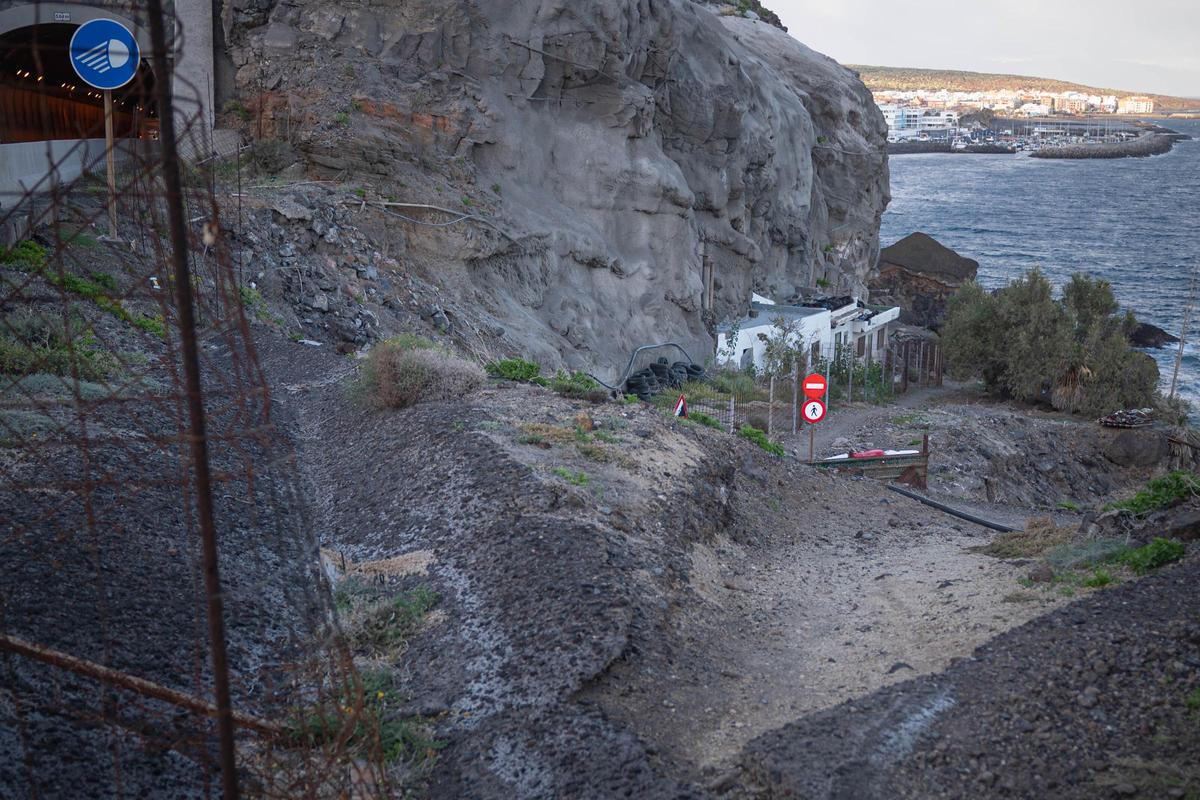 Imagen de la prohibición de acceso a las viviendas de Las Bajas