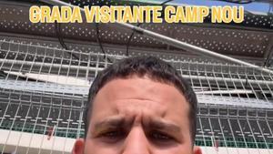 Un hincha del Villarreal defiende el Camp Nou: “Está de lujo”