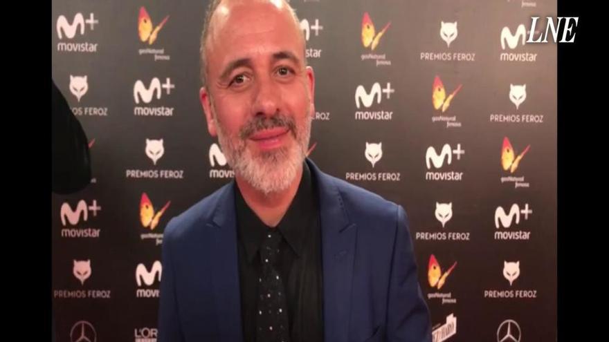 El actor asturiano Javier Gutiérrez, triunfante en los premios "Feroz"