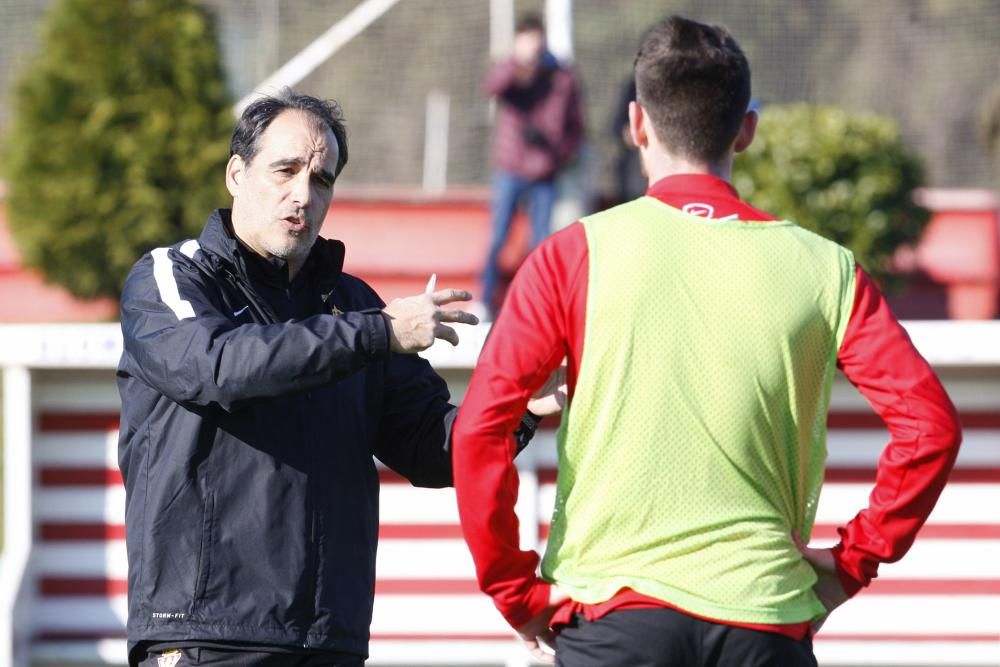 Entrenamiento del Sporting