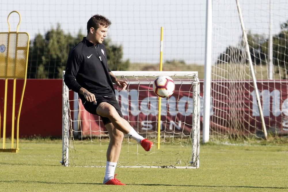 Entrenamiento del Sporting