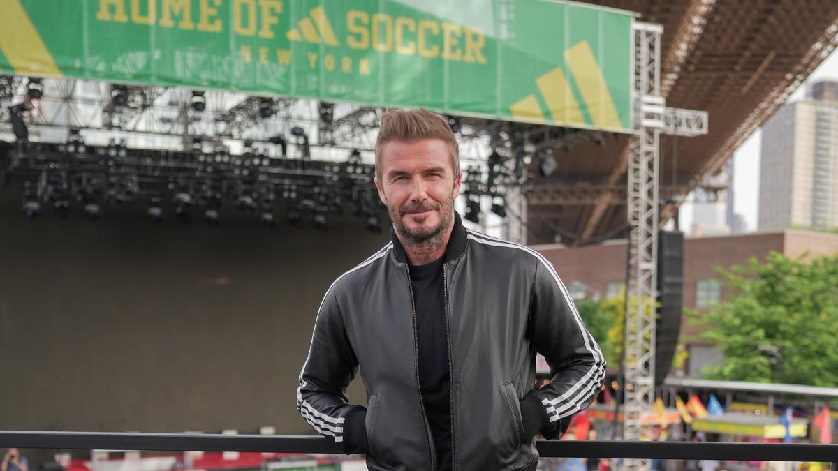 David Beckham, en un acto de Adidas en Nueva York durante el Mundial