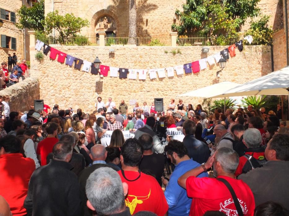 Manifestación por el correbou