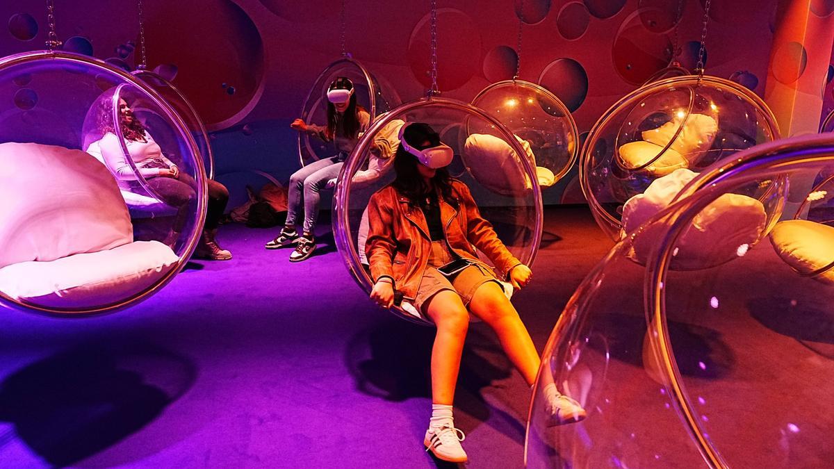 Habitación de Realidad Virtual en Bubble Planet.