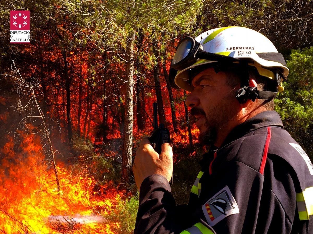 Incendio en la Serra Calderona