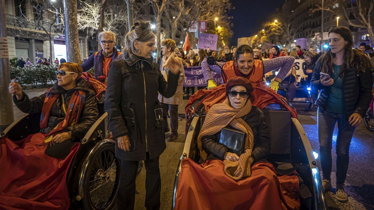 Manifestación del 8M en Barcelona