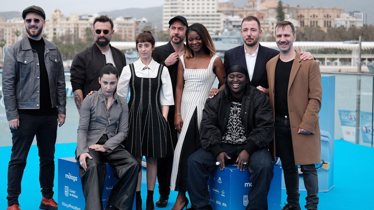 Photocall de los integrantes de la película 'Ruido', en el Festival de Málaga