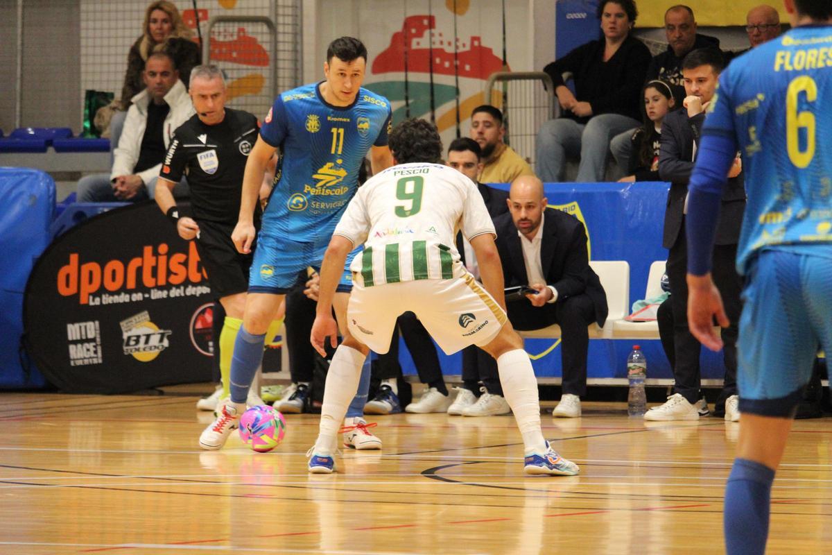 Carles Saladié, en el Peñíscola-Córdoba