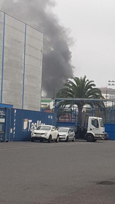 Incendio en el Puerto.