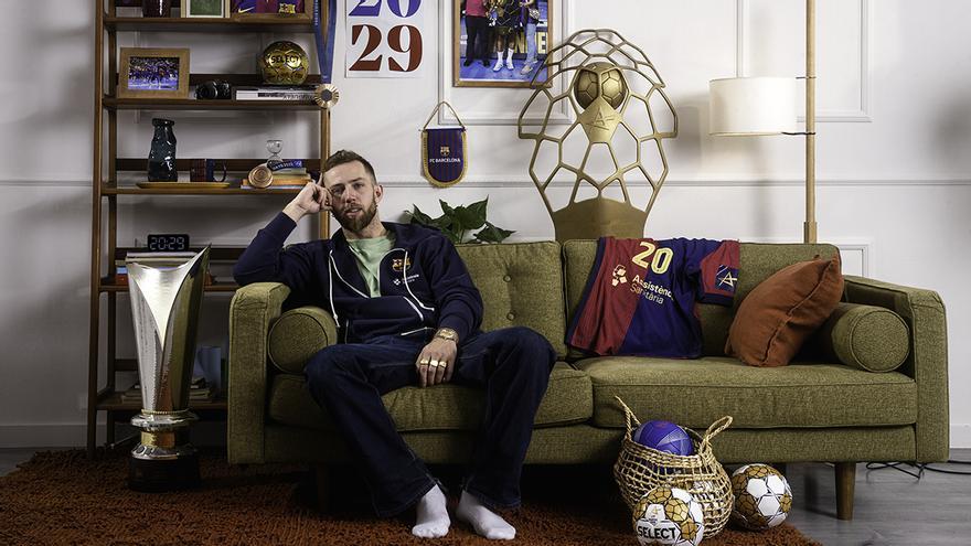 Así se hizo el reportaje por la renovación de Aleix Gómez con el Barça hasta 2029