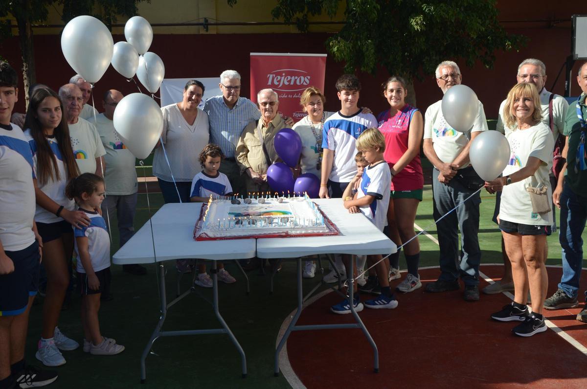 Un momento de la celebración en el Colegio Maristas de Málaga