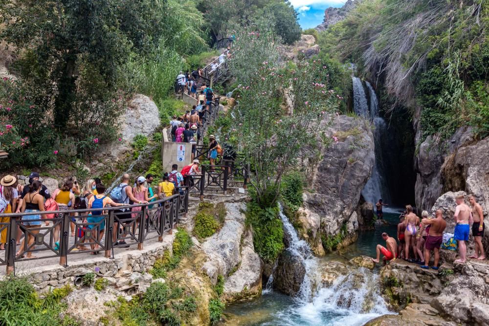 Aforo desbordado en les Fonts de l''Algar