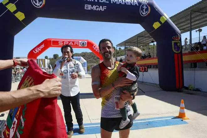 Momento de la llegada a meta en la Ruta de las Fortalezas de Cartagena