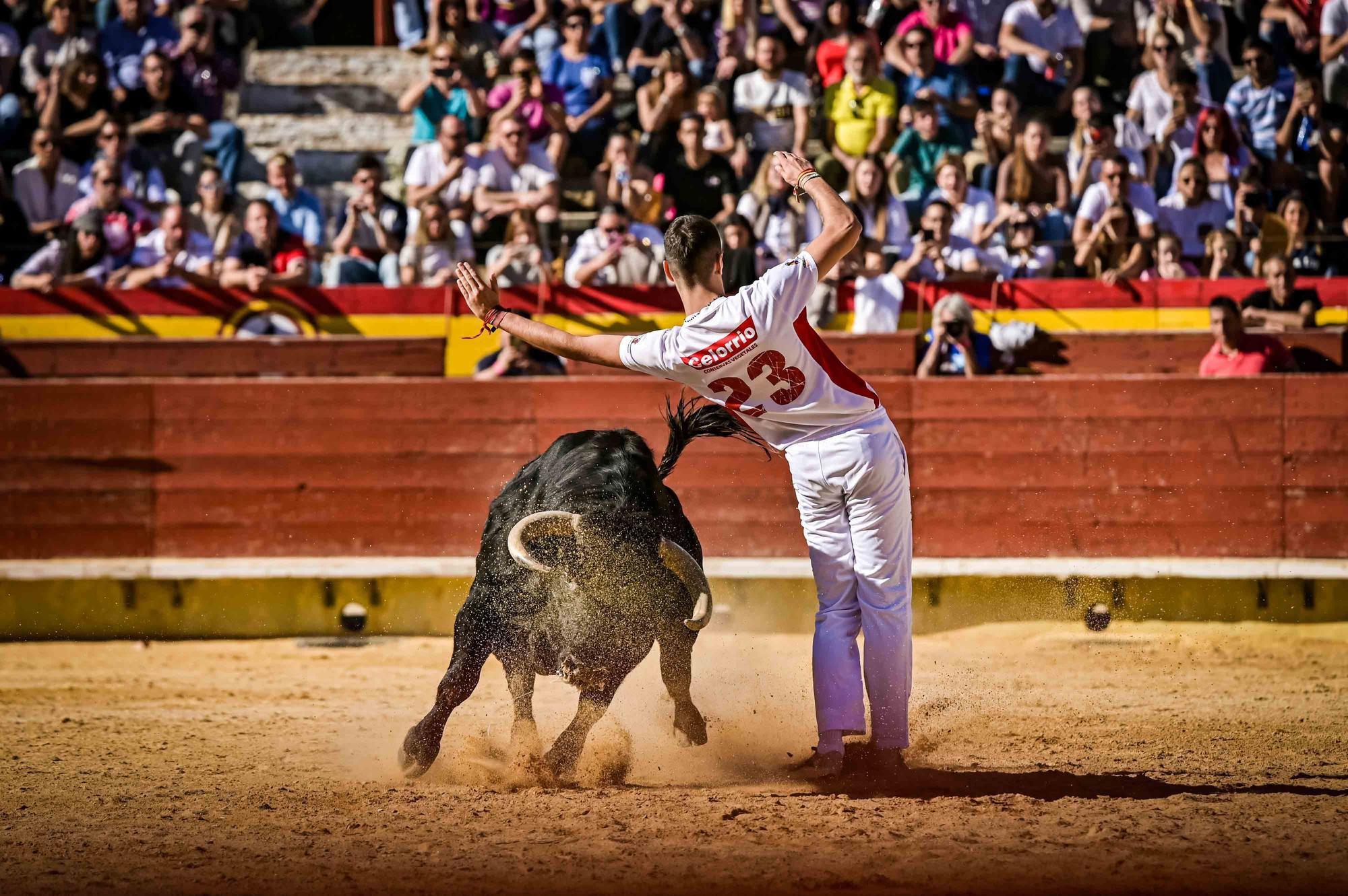 Final del campeonato de España de recortadores en Castelló