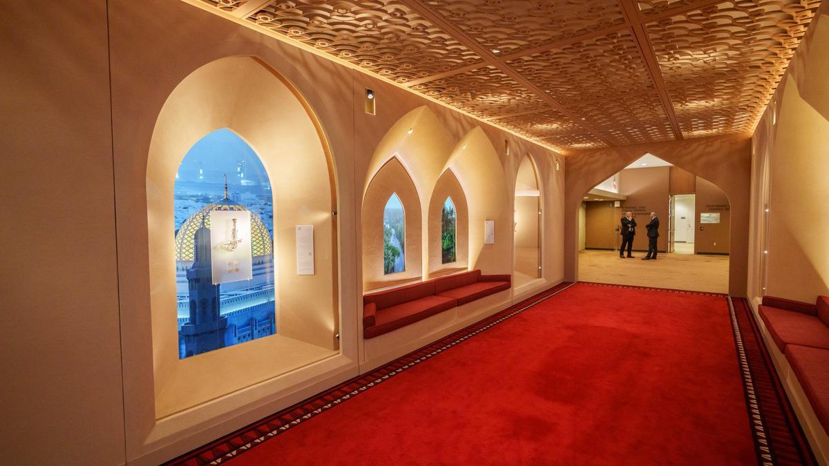 Una perspectiva del "corredor de Omán", en la sede de las Naciones Unidas, en Nueva York.
