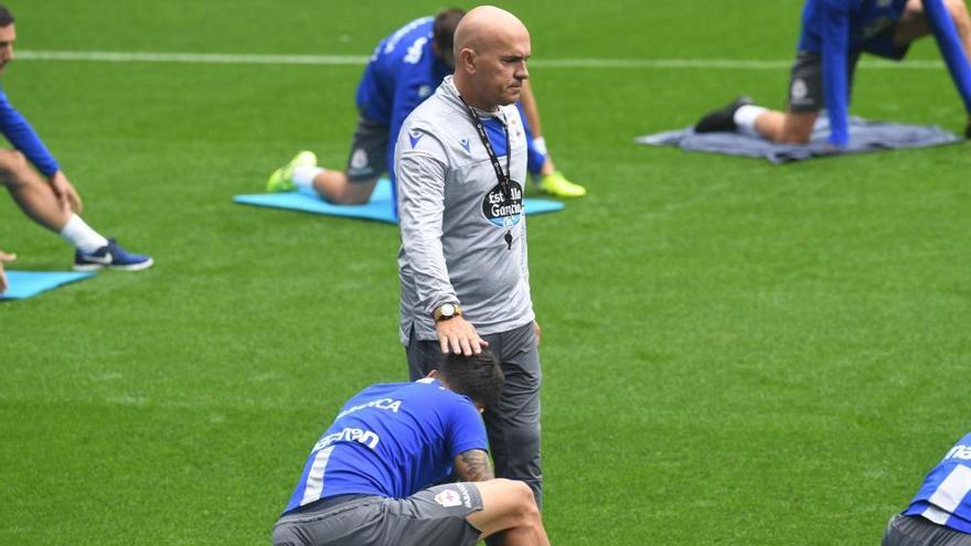 El Dépor prepara en Riazor el partido de Las Palmas