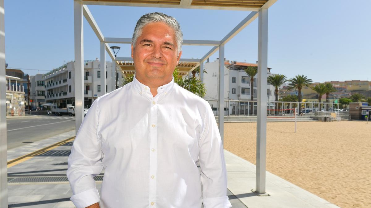 El hasta ahora concejal de NC en Mogán, Javier Romero.