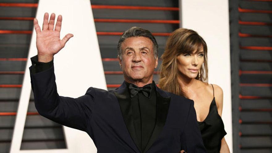 Stallone a su llegada a los Oscars 2016.